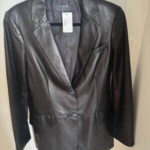 NWT rag & bone Charles Leather Blazer